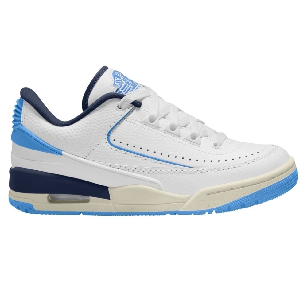 Jordan 2/3 UNC Size 7Y White/Blue/Navy